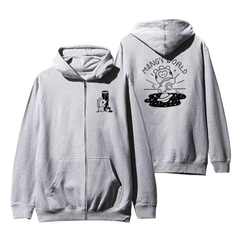 카와이 BT21 스웨트셔츠 후디 봄 가을 옷 지퍼 탑  - Tippet Line 리뷰 및 가격